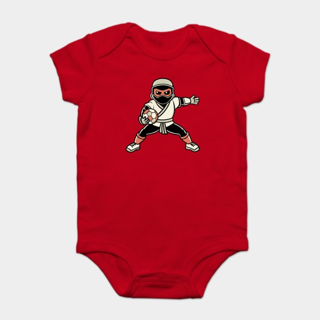 Soccer Ninja Baby Bodysuit by The WYLD Tribe